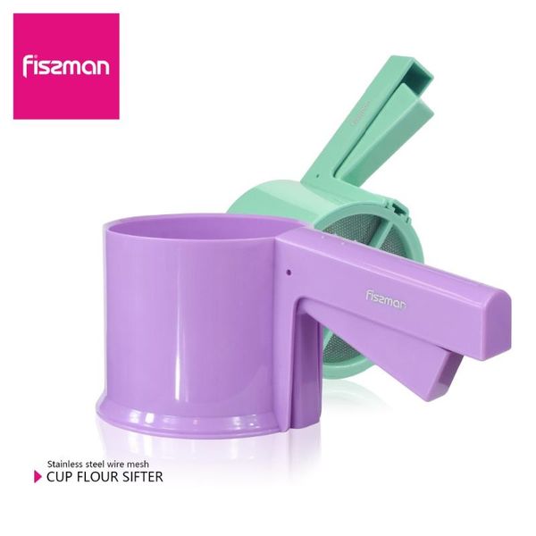 baking & pastry tools fissman flour sifter with hand-pressed movement powder shaker tool-1pcs
baking & pastry tools fissman flour sifter with hand-pressed movement powder shaker tool-1pcs
