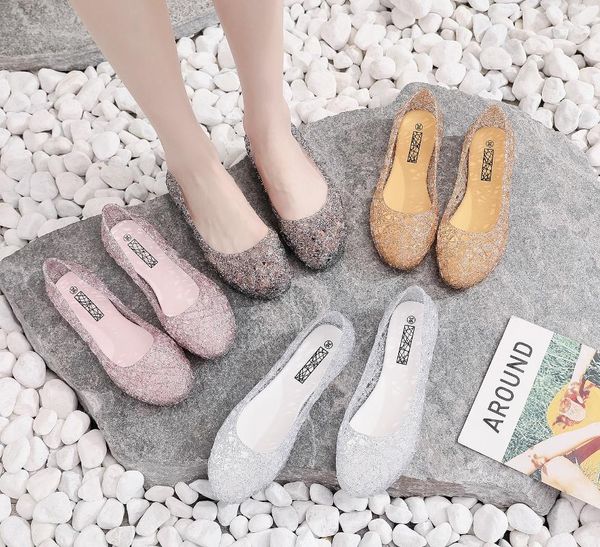 sandals summer women breathable shoes crystal jelly nest female flat sandal, Black
sandals summer women breathable shoes crystal jelly nest female flat sandal, Black
