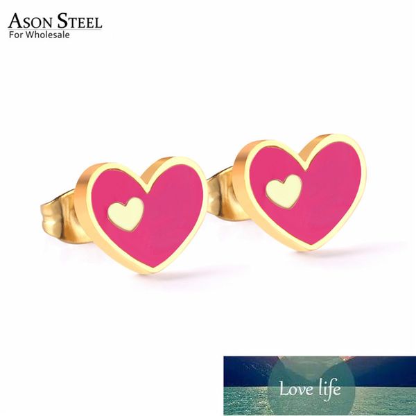 asonsteel shell red/pink double heart stud earring for women/girl/child ear piercing stainless steel jewelry party wedding gift factory pric, Golden;silver
asonsteel shell red/pink double heart stud earring for women/girl/child ear piercing stainless steel jewelry party wedding gift factory pric, Golden;silver
