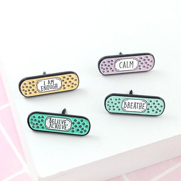pins, brooches cartoon band-aid enamel pins believe achieve breathe calm cute bandage lapel for women i am enough backpack badge, Gray
pins, brooches cartoon band-aid enamel pins believe achieve breathe calm cute bandage lapel for women i am enough backpack badge, Gray