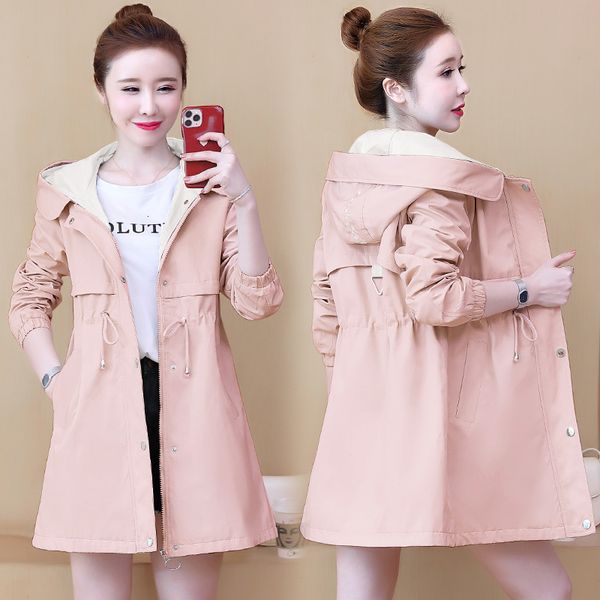 women's trench coats women coat hooded mid-length letter pattern spring autumn plus size loose thin casual windbreaker female oute, Tan;black
women's trench coats women coat hooded mid-length letter pattern spring autumn plus size loose thin casual windbreaker female oute, Tan;black