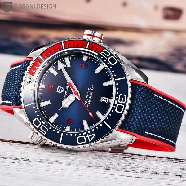 wristwatches pagani design 42mm men watch nh35 mechanical wristwatch brand sapphire glass ceramic bezel 100m waterproof automatic watche, Slivery;brown
wristwatches pagani design 42mm men watch nh35 mechanical wristwatch brand sapphire glass ceramic bezel 100m waterproof automatic watche, Slivery;brown