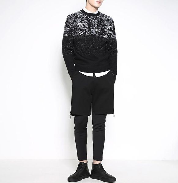 original trendy brand men's clothing fake two-piece bottoming sports pants hip-hop slim-fit casual, Black
original trendy brand men's clothing fake two-piece bottoming sports pants hip-hop slim-fit casual, Black