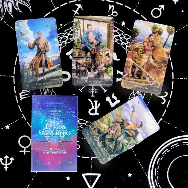of the divine masculine tarot cards prophecy divination deck english version entertainment board game 78 sheets/box
of the divine masculine tarot cards prophecy divination deck english version entertainment board game 78 sheets/box
