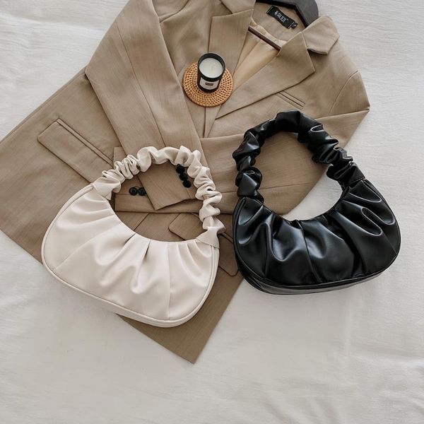 duffel bags summer pleated small pu leather shoulder for women leisure armpit bag handbags female travel totes fashion cloud
duffel bags summer pleated small pu leather shoulder for women leisure armpit bag handbags female travel totes fashion cloud