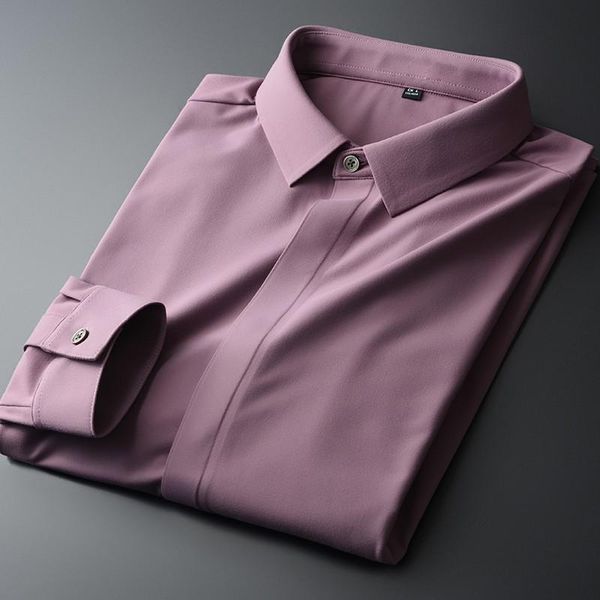 men's casual shirts purple mens long sleeve solid color party man plus size 4xl fashion slim fit, White;black
men's casual shirts purple mens long sleeve solid color party man plus size 4xl fashion slim fit, White;black