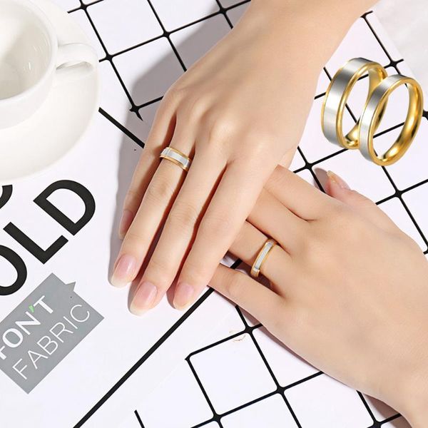 wedding rings smooth stainless steel couple gold simple 4mm women men lovers jewelry engagement gifts can custom engrave, Slivery;golden
wedding rings smooth stainless steel couple gold simple 4mm women men lovers jewelry engagement gifts can custom engrave, Slivery;golden
