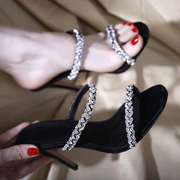 dress shoes womens sandals women's stiletto with rhinestones slippers women summer 2021 fashion womenarrival, Black
dress shoes womens sandals women's stiletto with rhinestones slippers women summer 2021 fashion womenarrival, Black