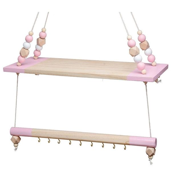 nordic children room decorative storage rack double wooden bead tassels shelves wall rope hanging shelf home hook kids coat bathroom
nordic children room decorative storage rack double wooden bead tassels shelves wall rope hanging shelf home hook kids coat bathroom