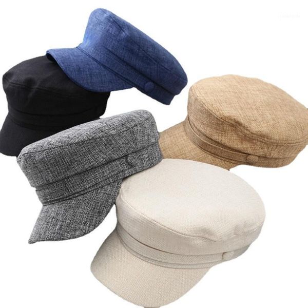 berets 2022 women's hat flat cap military spring autumn linen octagonal solid color hats young student, Blue;gray
berets 2022 women's hat flat cap military spring autumn linen octagonal solid color hats young student, Blue;gray