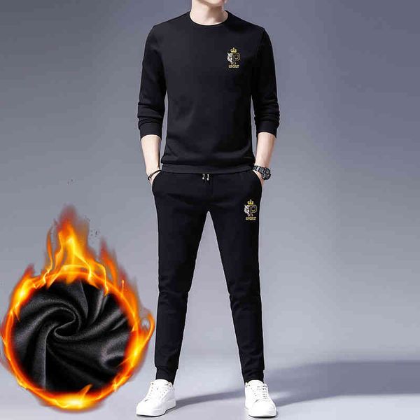 cool leopard 2021 winter new long sve plush t-shirt men's thickened casual sweat set, Gray
cool leopard 2021 winter new long sve plush t-shirt men's thickened casual sweat set, Gray