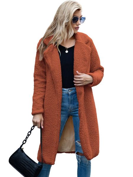 women's jackets autumn winter europe and america mid-length lapel plush cardigan jacket casual loose large size lamb cashmere women 3xl, Black;brown
women's jackets autumn winter europe and america mid-length lapel plush cardigan jacket casual loose large size lamb cashmere women 3xl, Black;brown