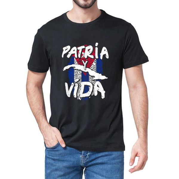 men's t-shirts 100% cotton patria y vida cuba cuban om movement se acabo vintage summer novelty oversized t-shirt women tee, White;black
men's t-shirts 100% cotton patria y vida cuba cuban om movement se acabo vintage summer novelty oversized t-shirt women tee, White;black