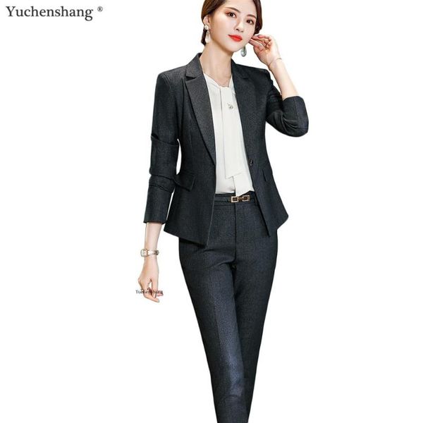 women's suits & blazers elegant women pant suit set fashion solid jackets and trousers 2 piece sets for office lady business el intervi, White;black
women's suits & blazers elegant women pant suit set fashion solid jackets and trousers 2 piece sets for office lady business el intervi, White;black