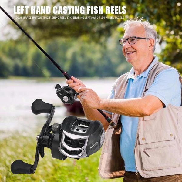 fishing reels solid color lizard low profile baitcasting reel 17+1bb right/left hand fish for hiking 
fishing reels solid color lizard low profile baitcasting reel 17+1bb right/left hand fish for hiking