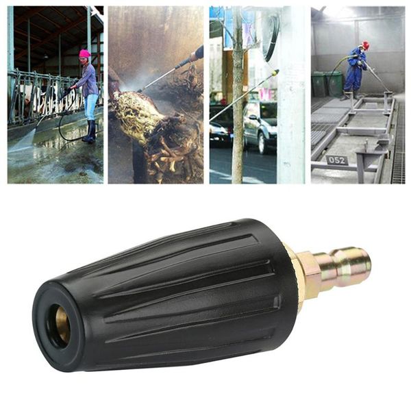 1/4" high pressure quick connect rotating 360 degree turbo nozzle 3000/3600psi for washer watering equipments
1/4" high pressure quick connect rotating 360 degree turbo nozzle 3000/3600psi for washer watering equipments