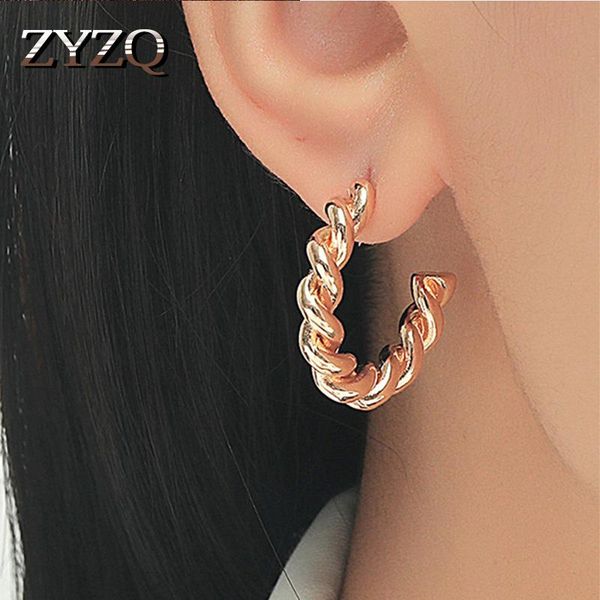hoop & huggie zyzq exaggeration big earring women elegant accessories for dance party simple female fashion items earrings, Golden;silver
hoop & huggie zyzq exaggeration big earring women elegant accessories for dance party simple female fashion items earrings, Golden;silver