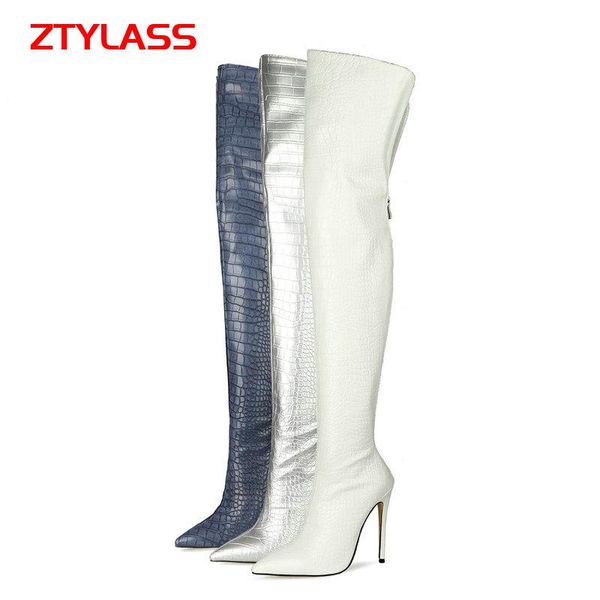 boots 2021 autumn winter women stiletto zipper over the knee ladies stone print pointed toe thigh size 34-45, Black
boots 2021 autumn winter women stiletto zipper over the knee ladies stone print pointed toe thigh size 34-45, Black