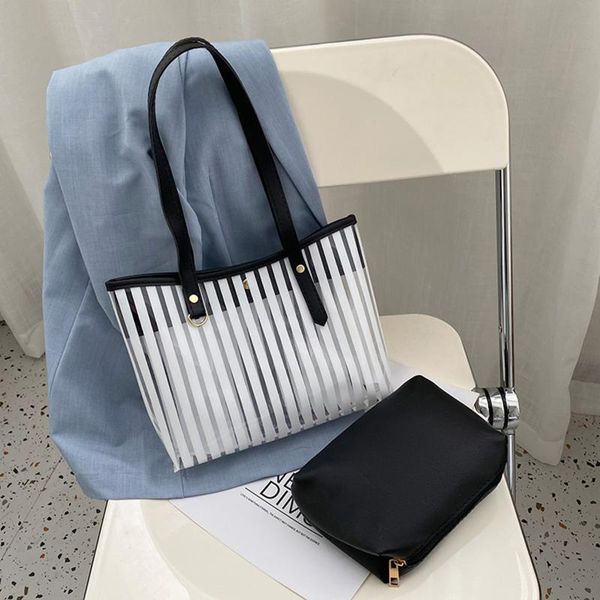 evening bags 40# one shoulder bag women letter print large capacity transparent female retro tote femme
evening bags 40# one shoulder bag women letter print large capacity transparent female retro tote femme