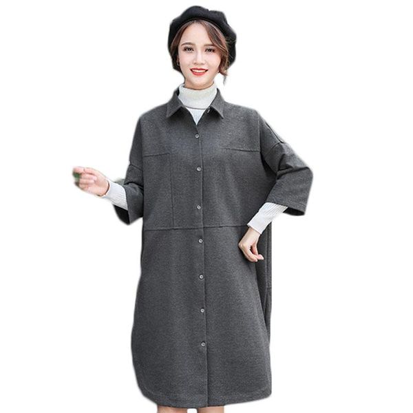 women's trench coats 2021 spring autumn women windbreaker coat fashion slim long loose casual sevenr sleeve overcoat e104, Tan;black
women's trench coats 2021 spring autumn women windbreaker coat fashion slim long loose casual sevenr sleeve overcoat e104, Tan;black