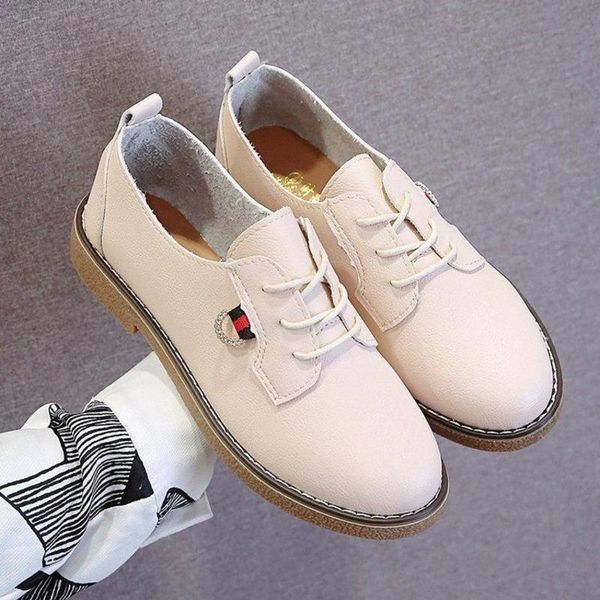 dress shoes fashion lace up round toed leather women's comfortable bottom oxford british style wild womans shoe, Black
dress shoes fashion lace up round toed leather women's comfortable bottom oxford british style wild womans shoe, Black