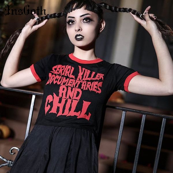 insgoth vintage black t-shirts women gothic harajuku streetwear bodycon print crop tshirts female tees sumemr fashion party top, White
insgoth vintage black t-shirts women gothic harajuku streetwear bodycon print crop tshirts female tees sumemr fashion party top, White