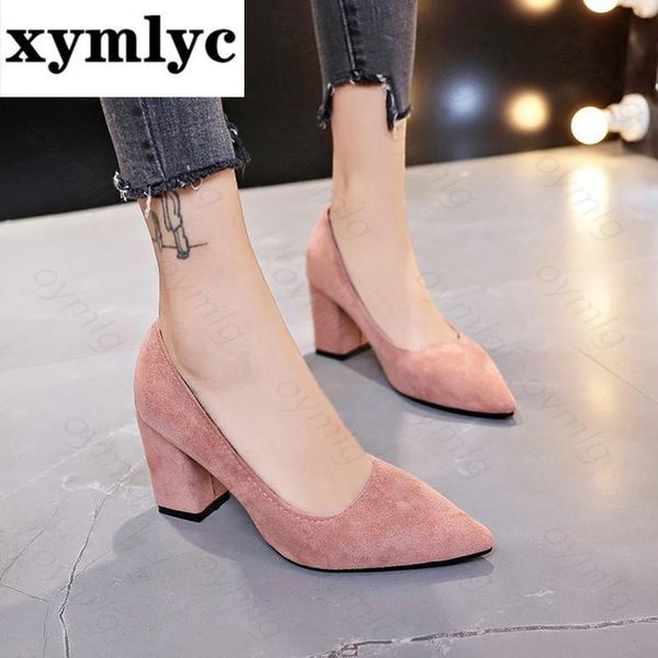 women pumps flock sweet thick high heels female office pointed toe dress work pump cute shoes ladies footwear, Black
women pumps flock sweet thick high heels female office pointed toe dress work pump cute shoes ladies footwear, Black