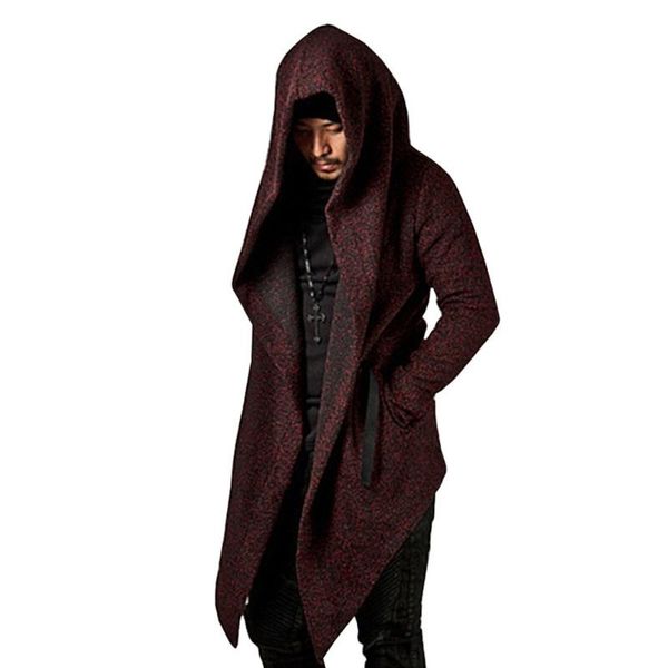 men's wool & blends jacket casual cardigan coat autumn and winter solid color long clothes for men, Black
men's wool & blends jacket casual cardigan coat autumn and winter solid color long clothes for men, Black