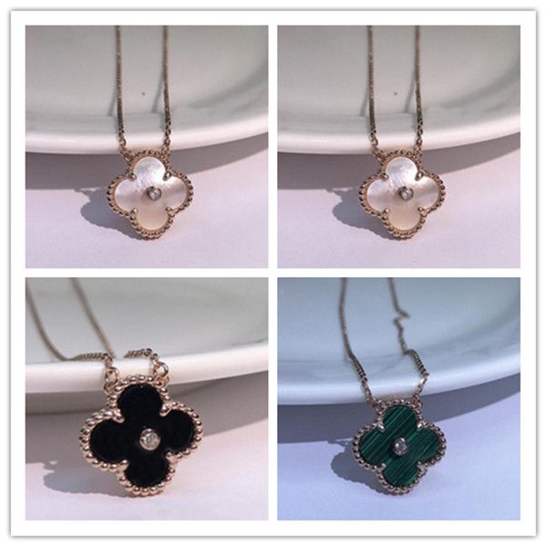 2021 fashion jewelry rose gold necklace black and white red green four leaf flower shell agate 925 silver necklace diamond clover buckle
2021 fashion jewelry rose gold necklace black and white red green four leaf flower shell agate 925 silver necklace diamond clover buckle