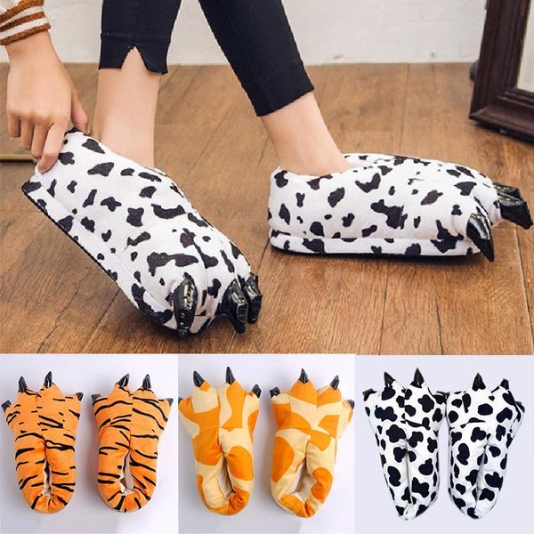 pair women indoor sneakers soft plush slippers girls cute shoes kids cartoon stitch tiger winter animal claw home, Black
pair women indoor sneakers soft plush slippers girls cute shoes kids cartoon stitch tiger winter animal claw home, Black
