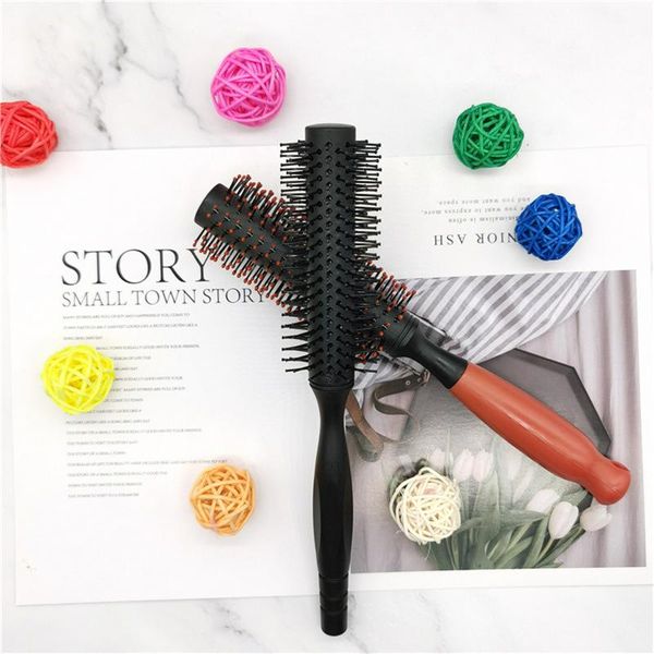 hair brushes 1pc brush roller round comb wavy curly styling care curling salon tool, Silver
hair brushes 1pc brush roller round comb wavy curly styling care curling salon tool, Silver