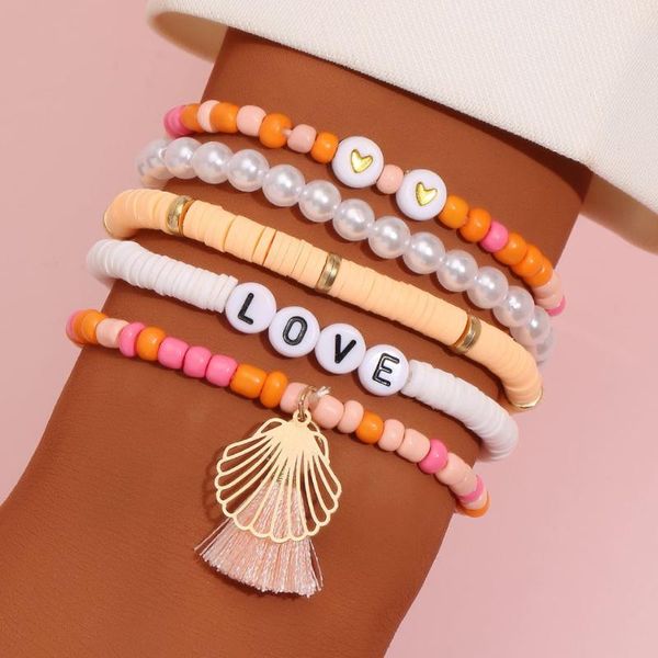 bangle 5pcs bohemian simple pearl bracelets for women bracelet brand braided ethnic hamdmade beaded soft pottery love, Black
bangle 5pcs bohemian simple pearl bracelets for women bracelet brand braided ethnic hamdmade beaded soft pottery love, Black