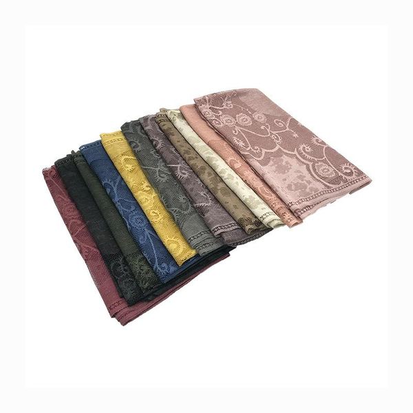 scarves cotton and linen pure color embroidered two ends lace scarf, silk scarf can be shawled or wrapped, Blue;gray
scarves cotton and linen pure color embroidered two ends lace scarf, silk scarf can be shawled or wrapped, Blue;gray