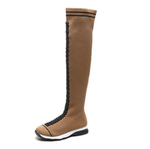 fashion over knee boots women autumn sock boot woman mid heel casual keep warm large size overknee mesh shoes female, Black
fashion over knee boots women autumn sock boot woman mid heel casual keep warm large size overknee mesh shoes female, Black