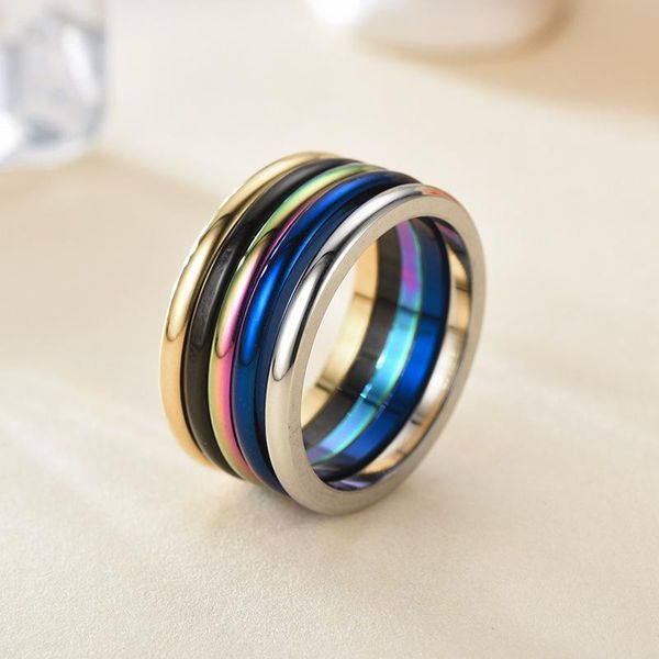 wedding rings mens womens stainless steel ring rainbow colorful finger for women men couples fashion jewelry accessories, Slivery;golden
wedding rings mens womens stainless steel ring rainbow colorful finger for women men couples fashion jewelry accessories, Slivery;golden