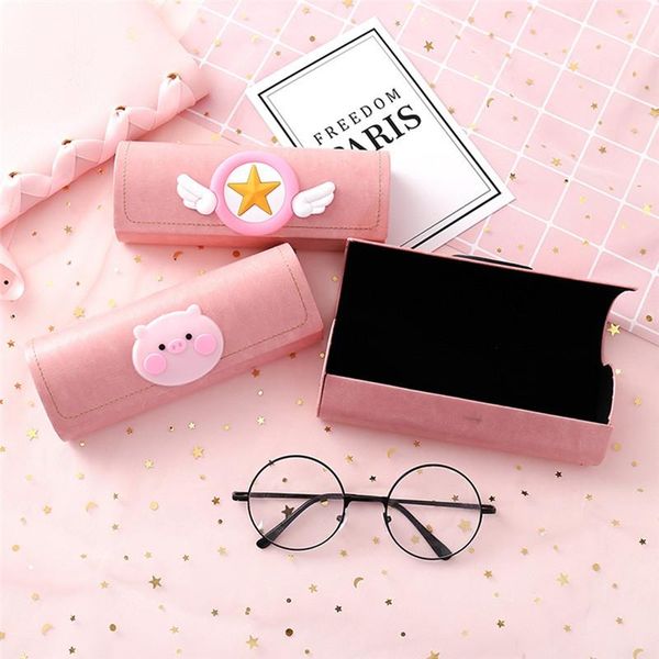 sunglasses cases & bags pinksee creative cartoon frame glasses case pink cute student myopia box portable storage
sunglasses cases & bags pinksee creative cartoon frame glasses case pink cute student myopia box portable storage