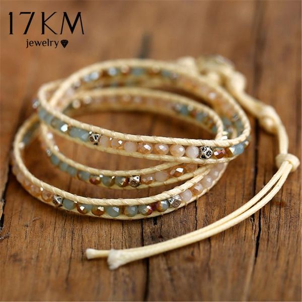 charm bracelets bohemian stone leather wrap for women man 2021 vintage weave beads bracelet handmade jewelry drop, Golden;silver
charm bracelets bohemian stone leather wrap for women man 2021 vintage weave beads bracelet handmade jewelry drop, Golden;silver