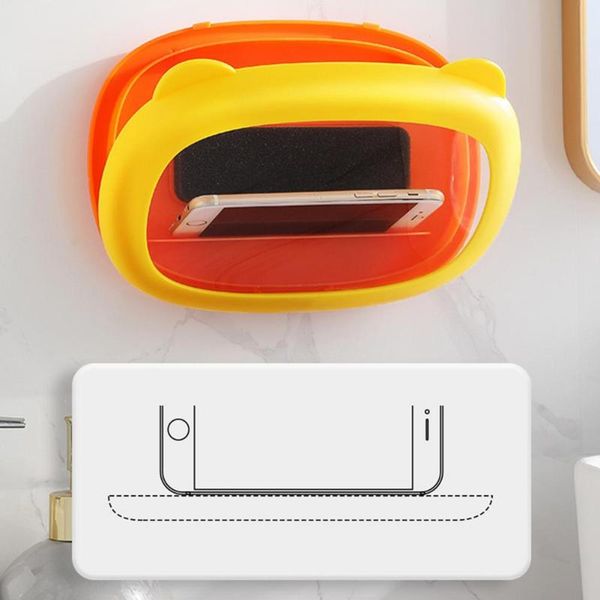 cell phone mounts & holders waterproof bathroom mobile box wall-mounted no-drilling self-adhesive holder touch screen smartphone storage org 
cell phone mounts & holders waterproof bathroom mobile box wall-mounted no-drilling self-adhesive holder touch screen smartphone storage org