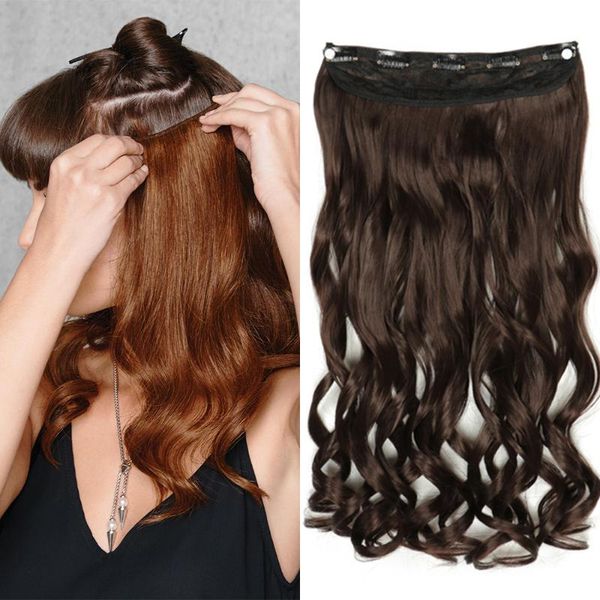 synthetic wigs long straight clip in one piece hair 5 clips false blonde brown black pieces for women
synthetic wigs long straight clip in one piece hair 5 clips false blonde brown black pieces for women