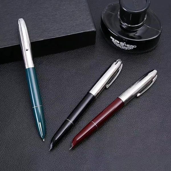 fountain pens hero 565 pen arrow mark ink stainless steel cap fine nib stationery office school supplies writing gift
fountain pens hero 565 pen arrow mark ink stainless steel cap fine nib stationery office school supplies writing gift