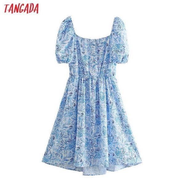 tangada summer women vintage floral print french style dress puff short sleeve ladies mini dress vestidos 2w52 210609, Black;gray
tangada summer women vintage floral print french style dress puff short sleeve ladies mini dress vestidos 2w52 210609, Black;gray