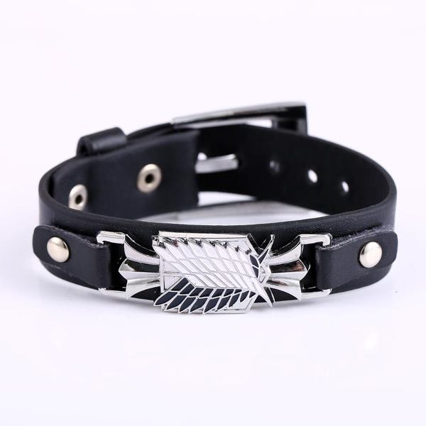 charm bracelets mengtuyi anime attack on titan bracelet men metal alloy scout regiment bangle women leather chain punk pulsera hombre, Golden;silver
charm bracelets mengtuyi anime attack on titan bracelet men metal alloy scout regiment bangle women leather chain punk pulsera hombre, Golden;silver