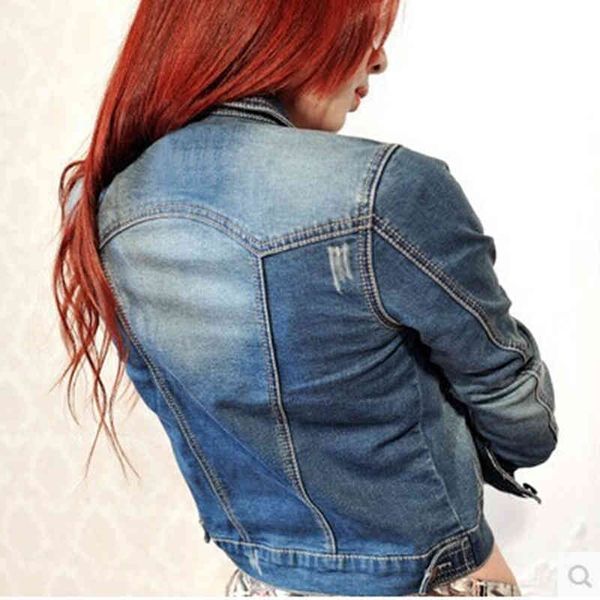h57e2021 autumn casual denim jacket coat women long sleeve single breasted jeans jacket female short women basic brand clothing, Black;white
h57e2021 autumn casual denim jacket coat women long sleeve single breasted jeans jacket female short women basic brand clothing, Black;white