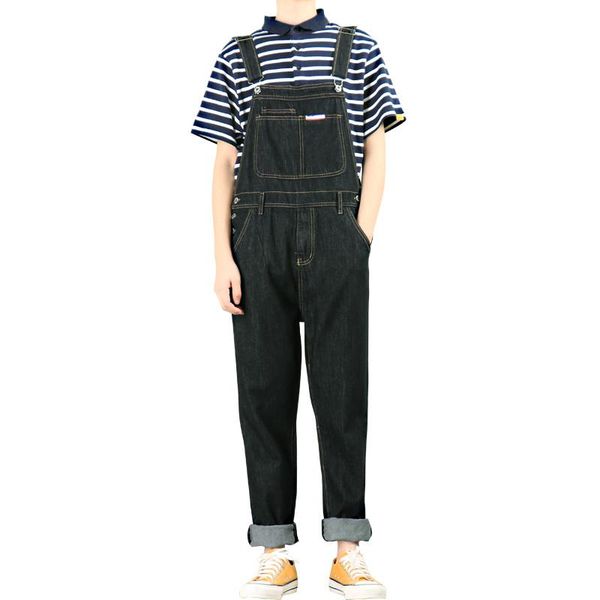 men's jeans men 2021 modis oversized denim workwear bib pants slim suspenders black, Blue
men's jeans men 2021 modis oversized denim workwear bib pants slim suspenders black, Blue