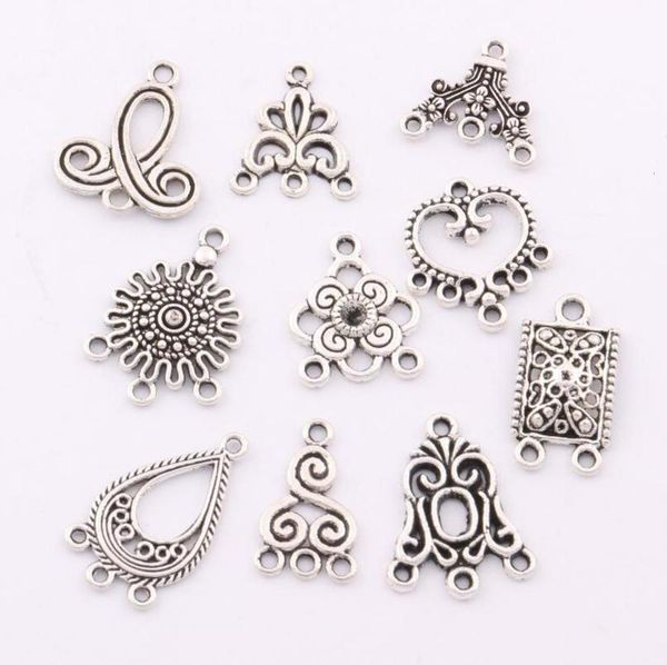 80pcs/lot charms pendants earrings connectors 10styles tibetan silver connector craft diy lm1 jewelry findings & components
80pcs/lot charms pendants earrings connectors 10styles tibetan silver connector craft diy lm1 jewelry findings & components