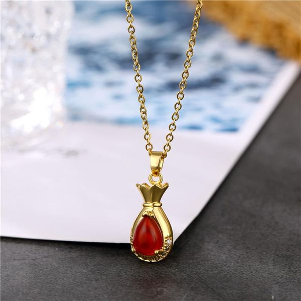 pendant necklaces jewellery luxury gourd titanium steel female clavicle simple stainless gold necklace for women girls choker, Silver
pendant necklaces jewellery luxury gourd titanium steel female clavicle simple stainless gold necklace for women girls choker, Silver
