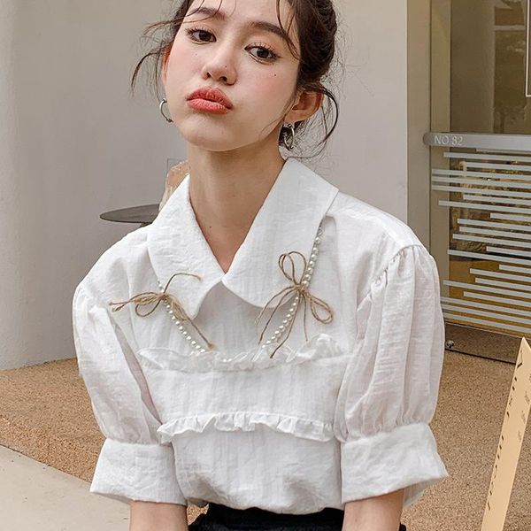 women's jackets summer a305 2021 court style slightly transparent lapel lantern sleeve straight shirt wear, Black;brown
women's jackets summer a305 2021 court style slightly transparent lapel lantern sleeve straight shirt wear, Black;brown