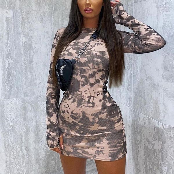 casual dresses bkld women streetwear fashion tie dye print bodycon mini dress long sleeve o-neck 2021 autumn club outfit, Black;gray
casual dresses bkld women streetwear fashion tie dye print bodycon mini dress long sleeve o-neck 2021 autumn club outfit, Black;gray