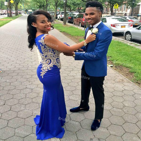 african girls blue mermaid prom dresses 2021 with gold appliques sleeveless satin plus size evening dress elegant formal party gowns vestido, Black
african girls blue mermaid prom dresses 2021 with gold appliques sleeveless satin plus size evening dress elegant formal party gowns vestido, Black