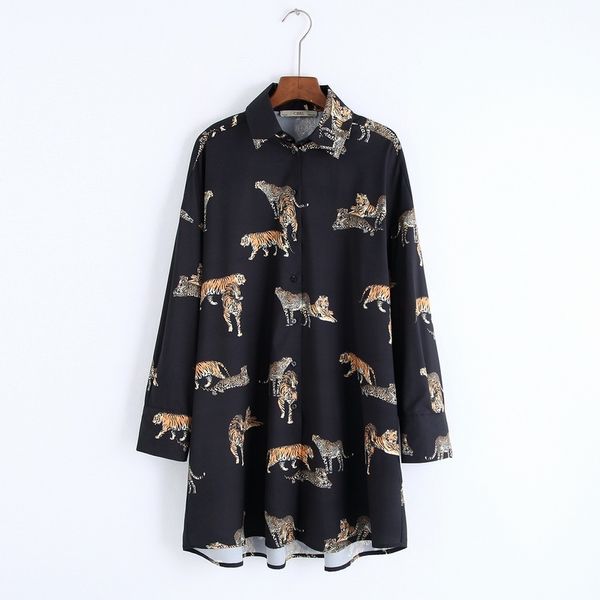 loose long women shirt autumn fashion tiger and leopard prints long sleeve modern girl casual animal shirts 210602, White
loose long women shirt autumn fashion tiger and leopard prints long sleeve modern girl casual animal shirts 210602, White